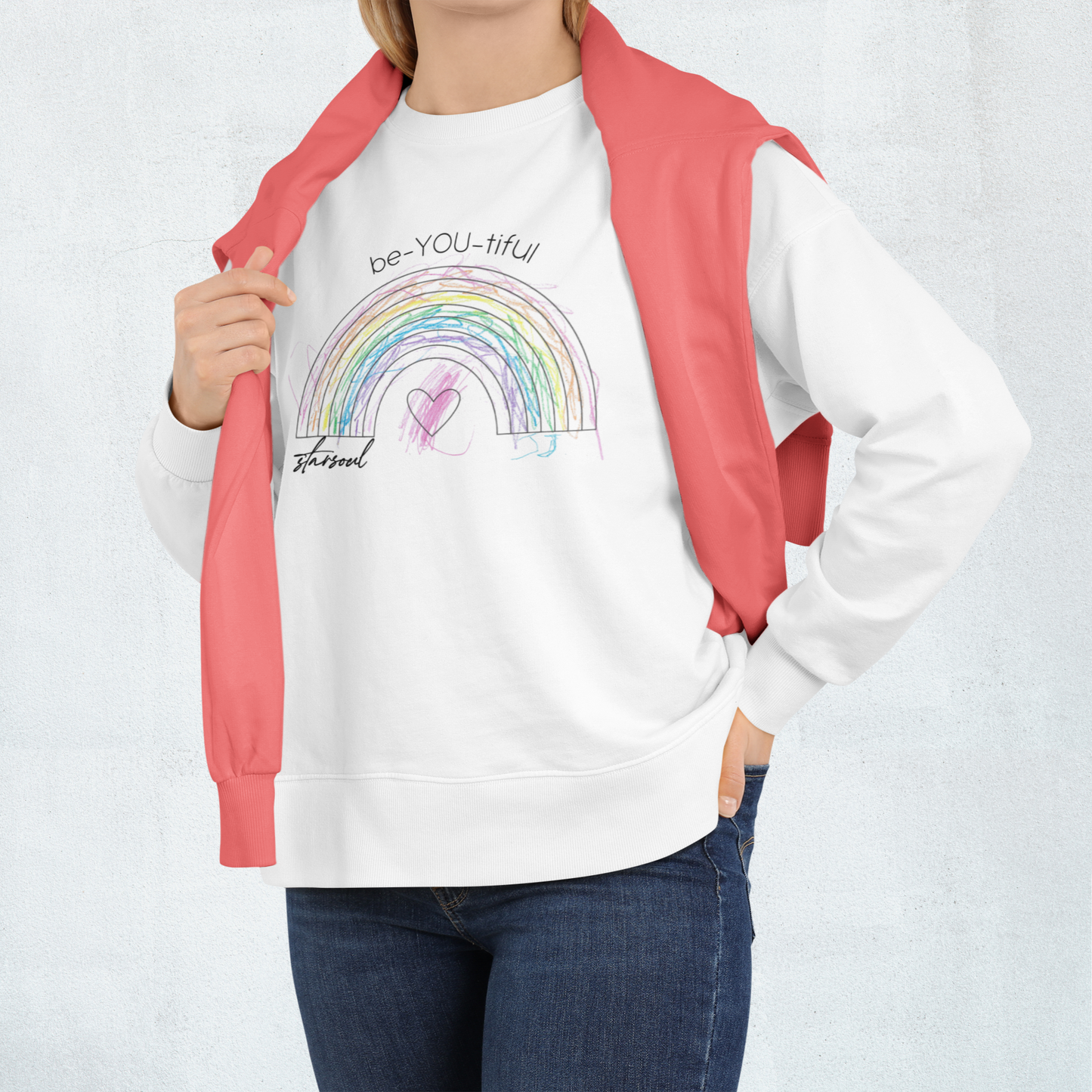 autism beautiful rainbow sweater