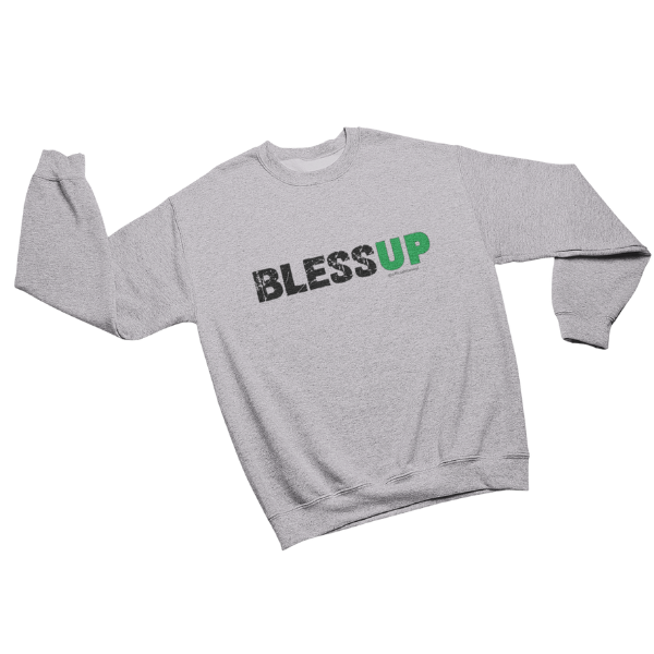 Bless Up Jamaica relief sweatshirt โ Hurricane Melissa disaster recovery charity crewneck supporting island families in need.