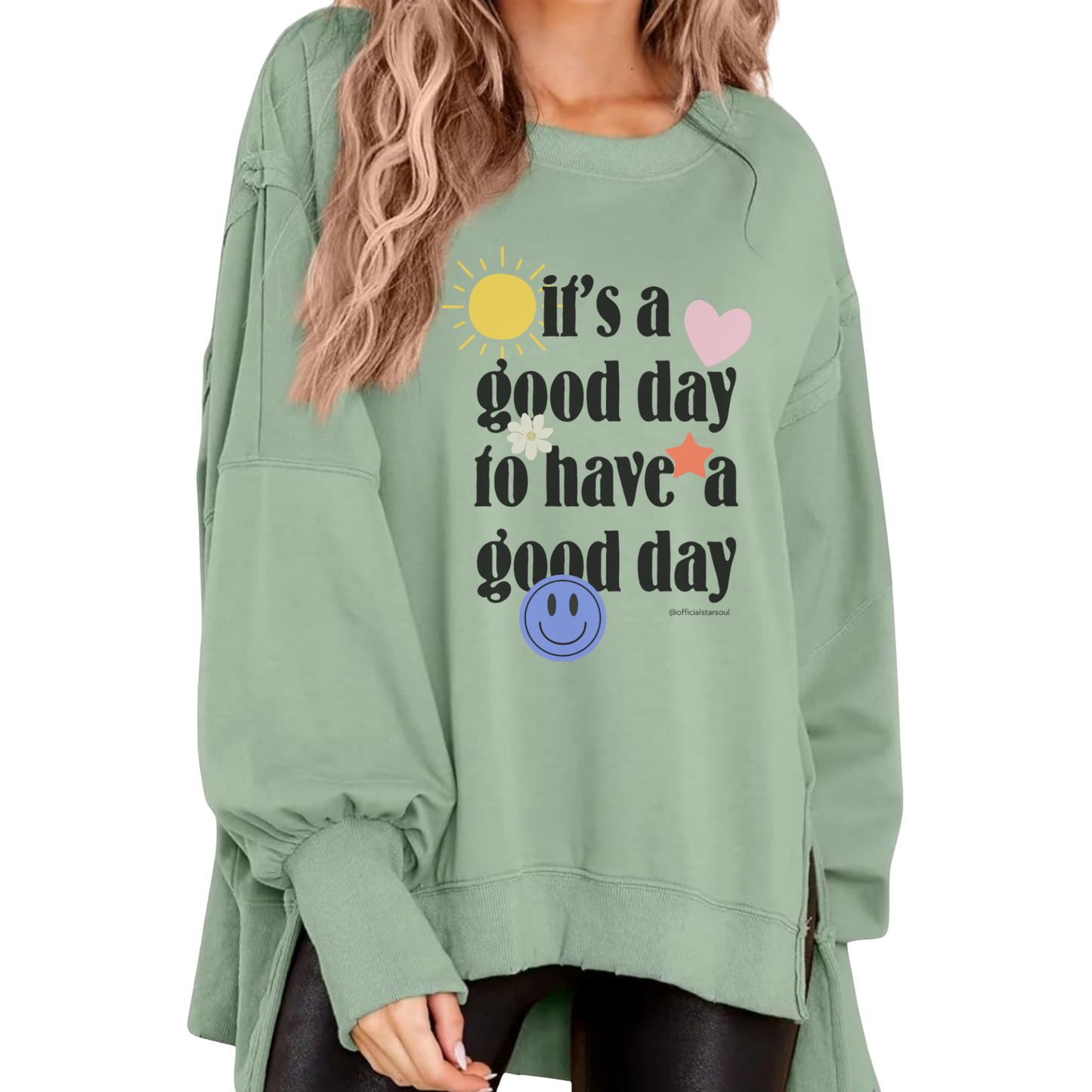Mollie's "Good Day" Sweater | mental health