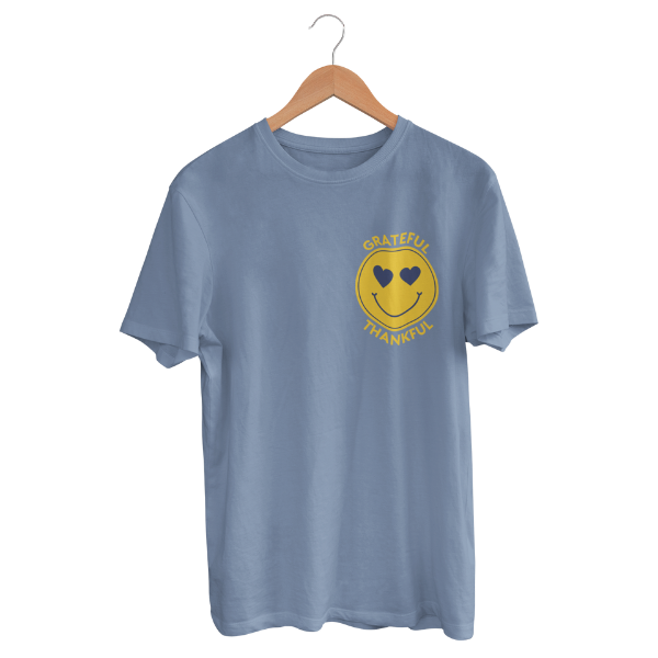 grateful smiley t-shirt | feeding veterans