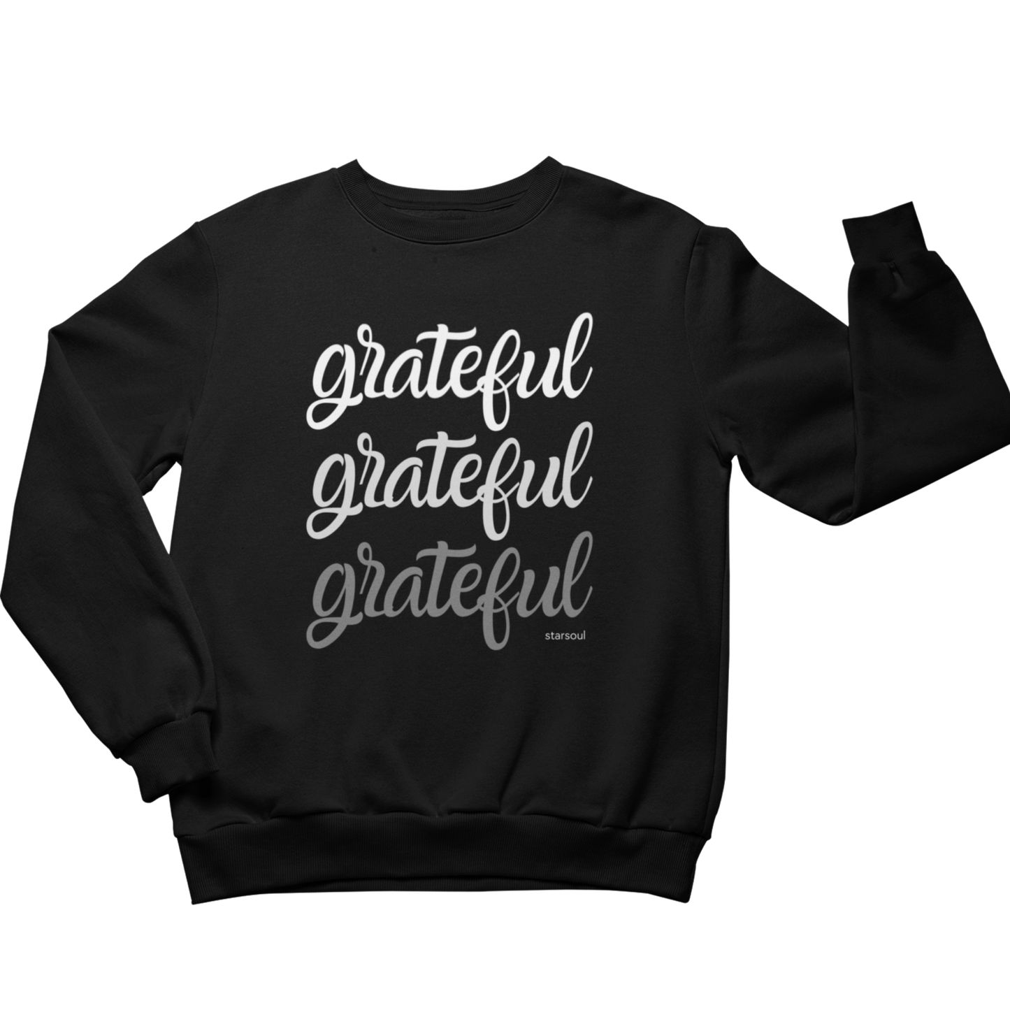 grateful charity sweatshirt black