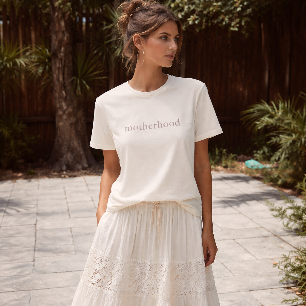 Motherhood tee | Giving Back To Moms