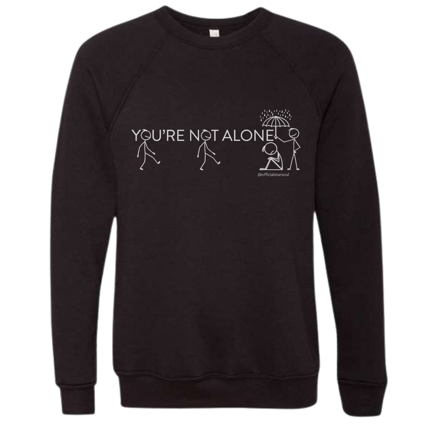 you're not alone t-shirt | mental health support