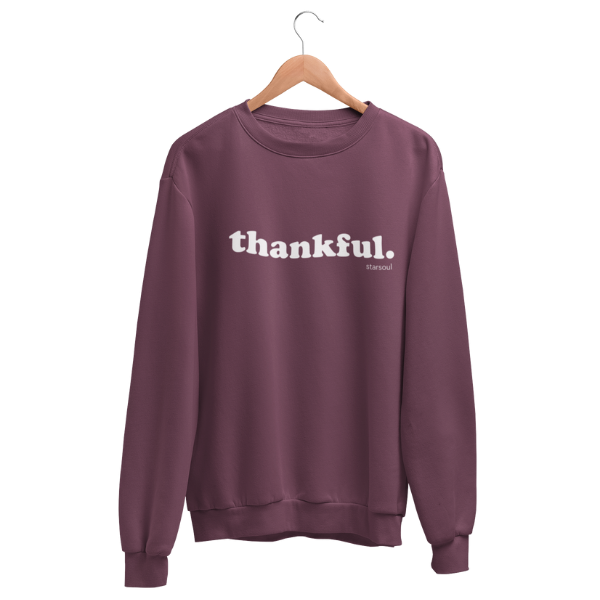 thankful sweatshirt | food insecurity
