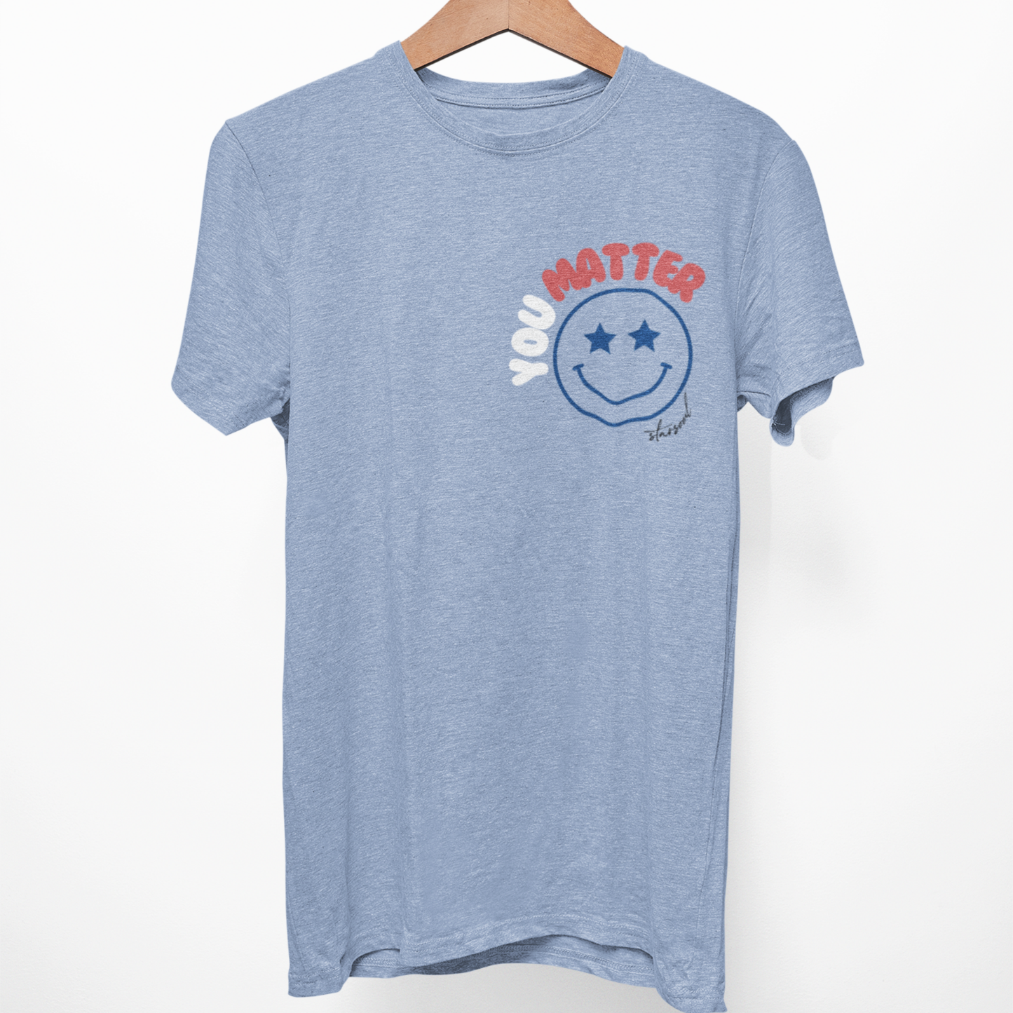 Every purchase from the You Matter collection donates all proceeds to the Feeding America, providing meals to Veterans in need. Each shirt provides 50 meals to a Veteran