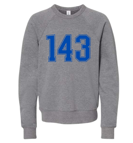 143 love sweatshirt | world healthcare