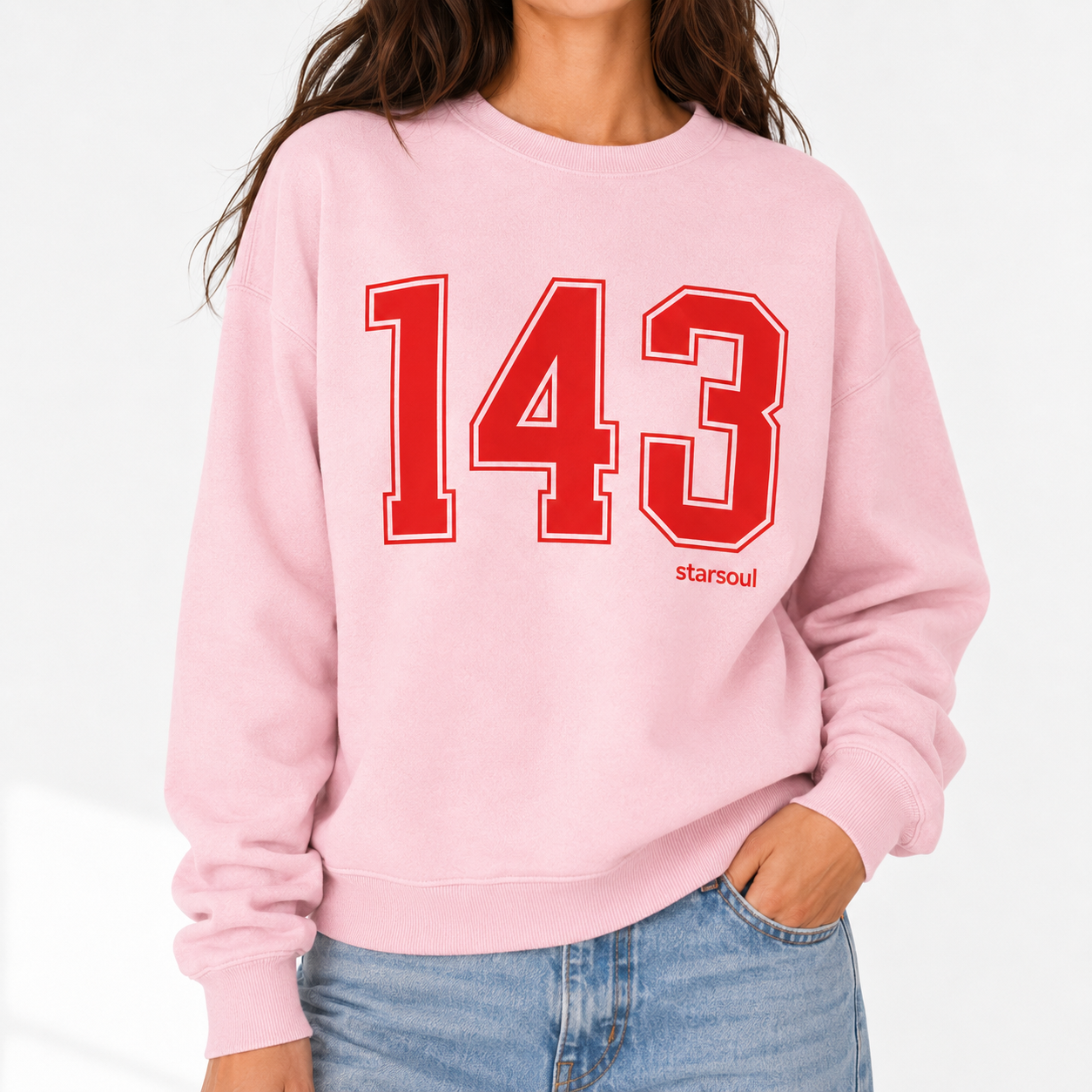 143 "I Love You" throwback sweatshirt | world health