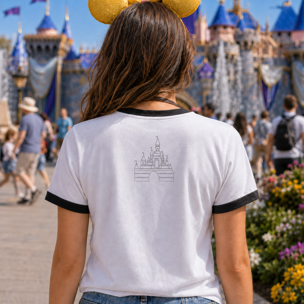 1955 disneyland | vintage ringer tee