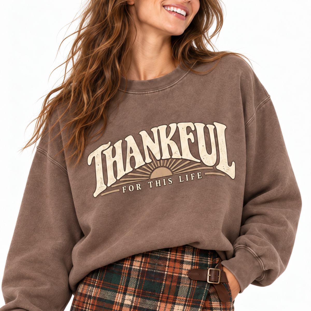 thankful sweatshirt | feeding veterans