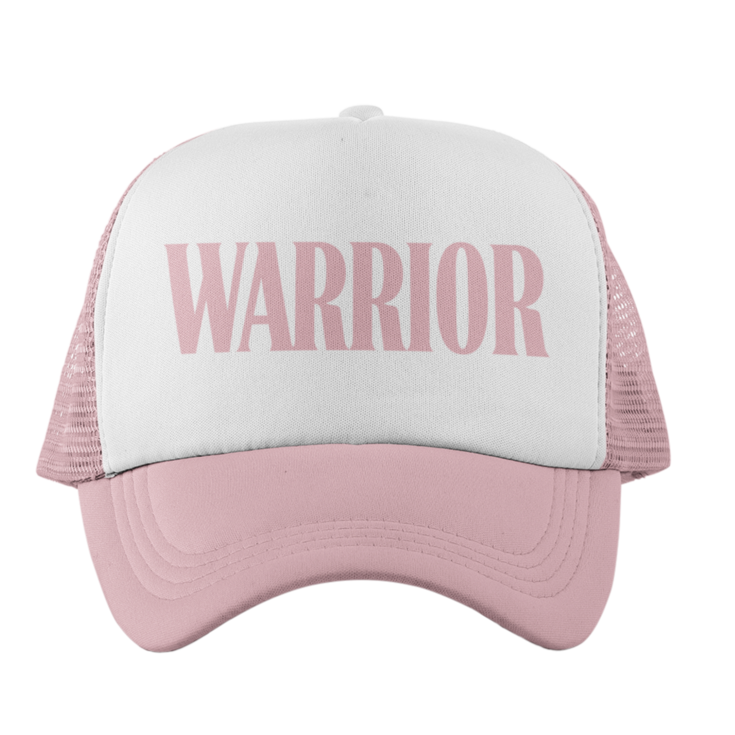 warrior trucker hat | breast cancer