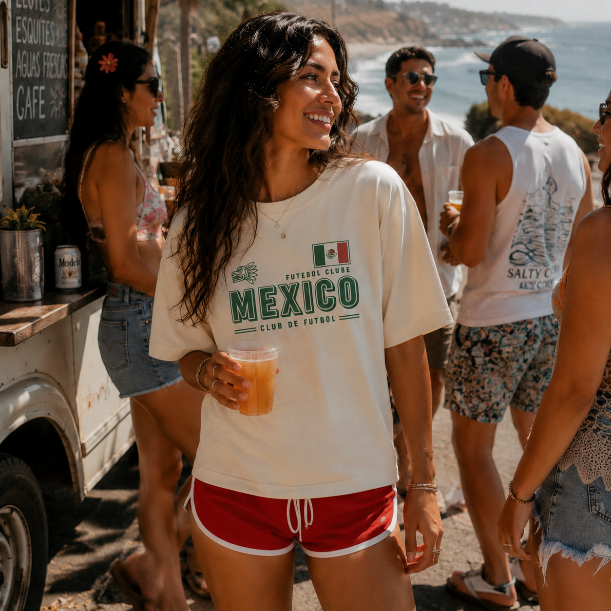 Mexico vintage soccer shirt that gives back