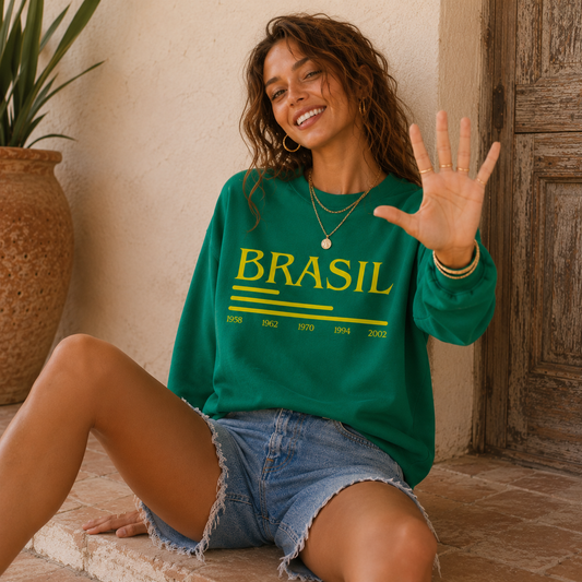 Brasil Hexacampeão Sweatshirt | world hunger