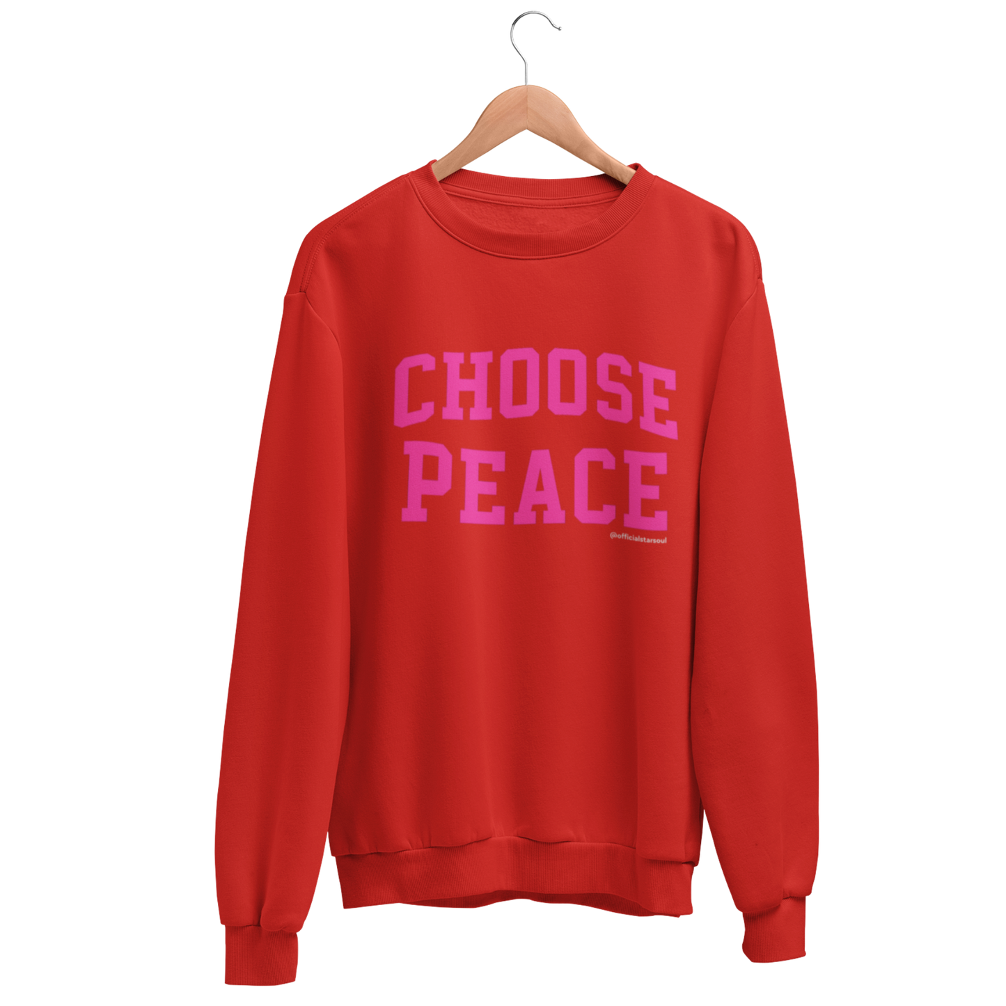 choose peace sweatshirt | toys-for-tots