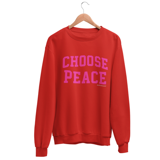 choose peace sweatshirt | toys-for-tots