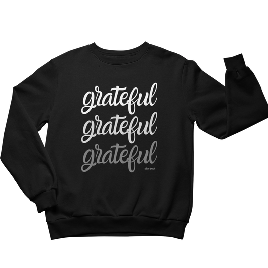 grateful charity sweatshirt black