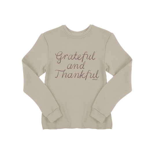 grateful thankful sweatshirt | feeding veterans