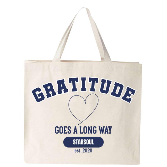 gratitude tote bag