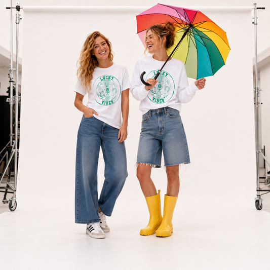 lucky vibes foster care shirt | adoption