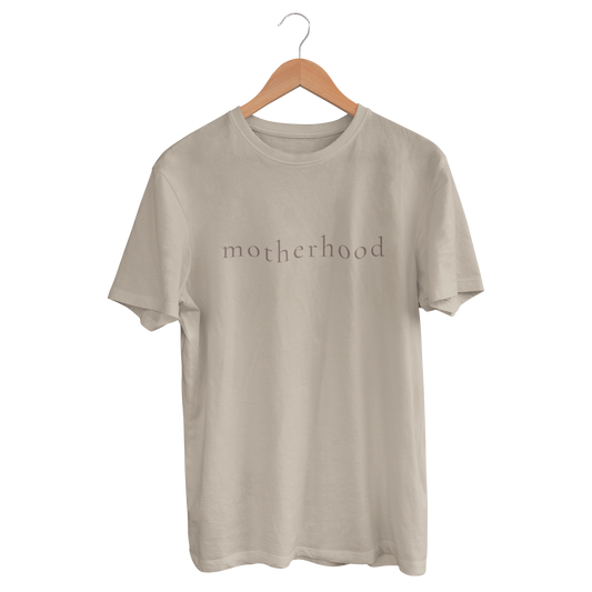minimalist motherhood shirt neutral aesthetic