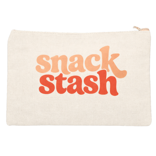 snack stash pouch canvas snack bag