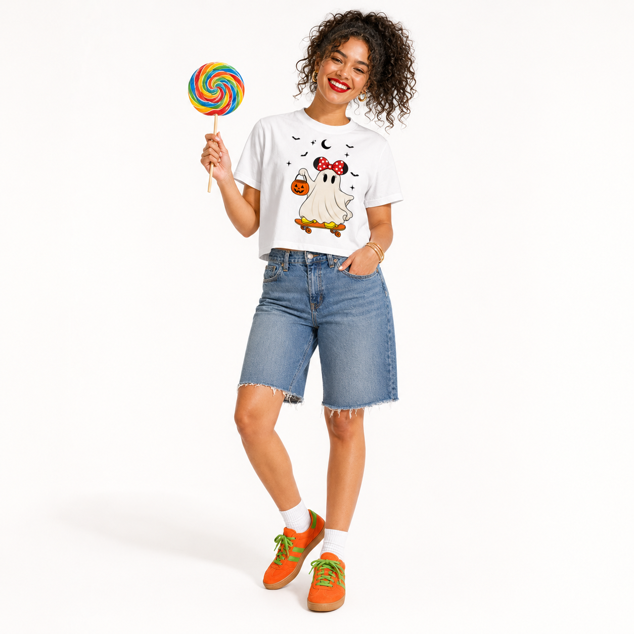 spooky skater boxy tee | halloween park tee