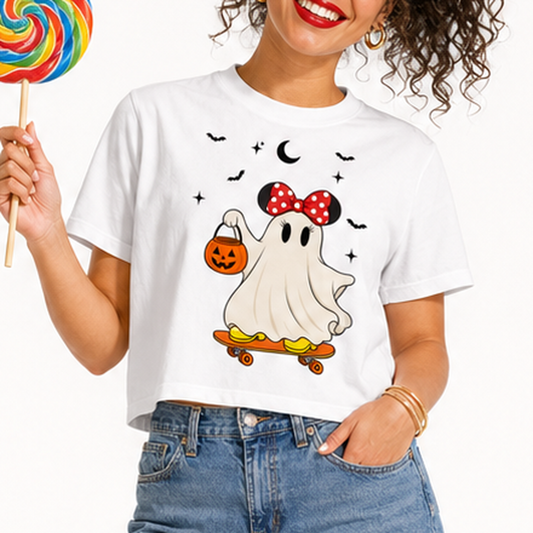 spooky skater boxy tee | halloween park tee