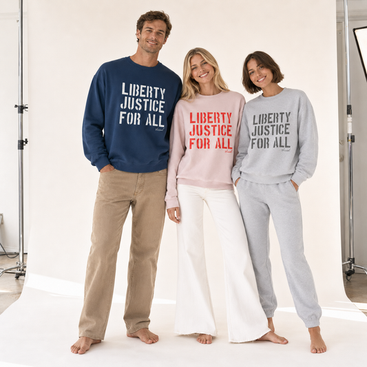 liberty justice sweatshirt | human rights