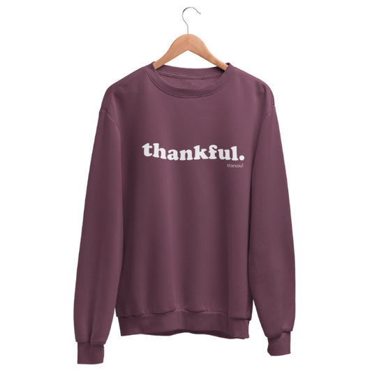 thankful sweatshirt | food insecurity