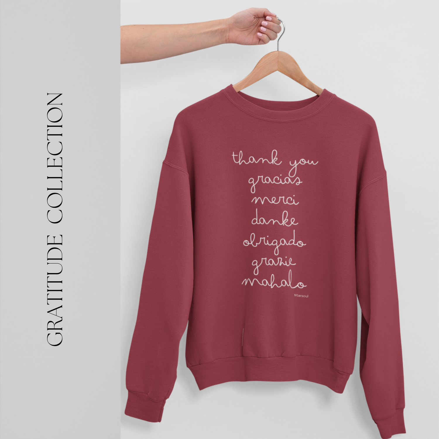 grateful charity sweatshirt