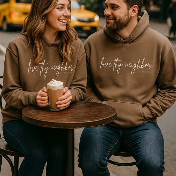 love thy neighbor hoodie | food insecurity