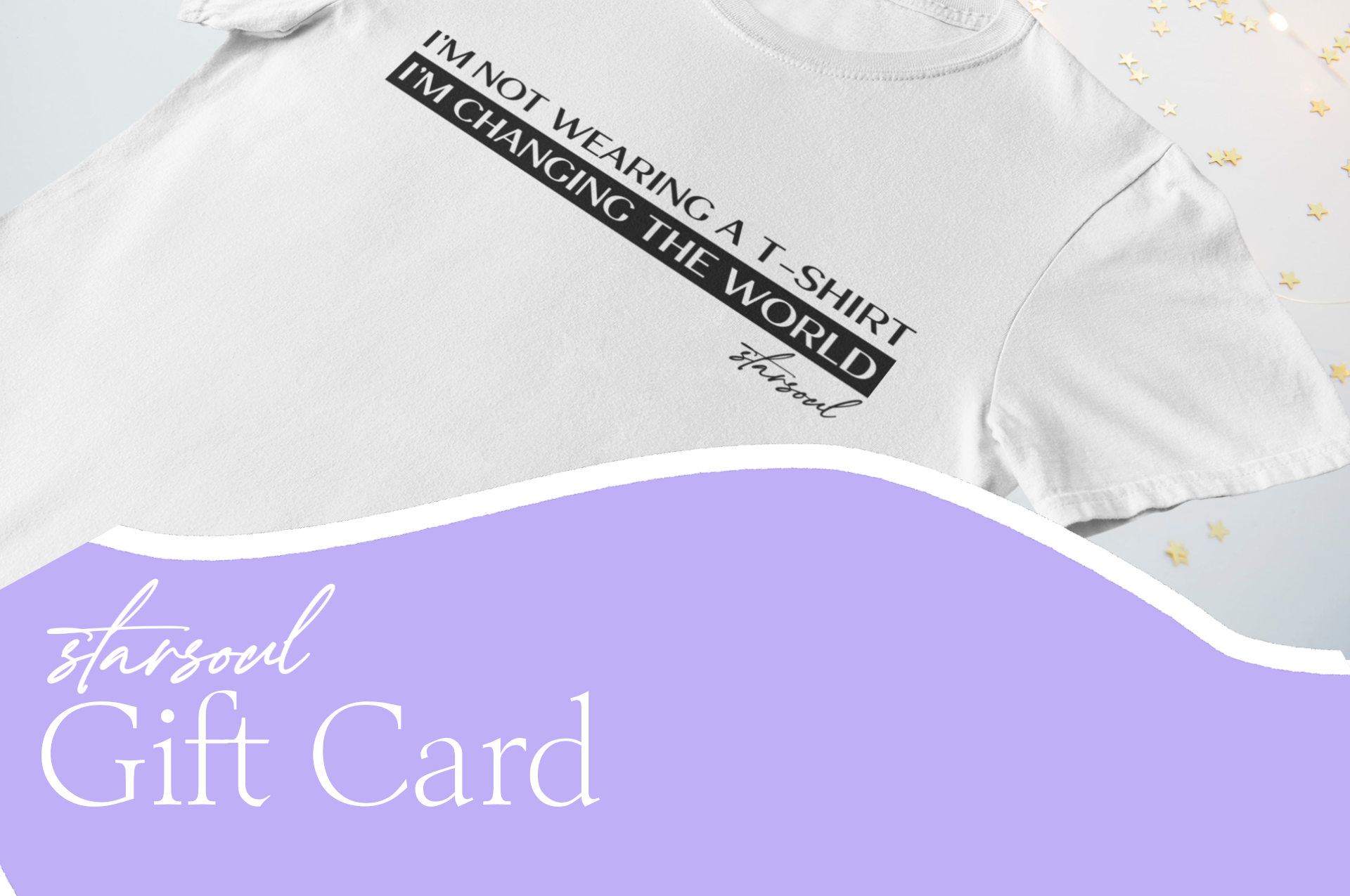 Gift card can be redeemed exclusively for a 3-month limited subscription. All of the proceeds will be donated to the cause of the month. Once redeemed, the first delivery includes the signature #worldchanger tee then two subsequent t-shirts of the month.